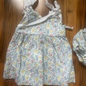 Floral Baby Dress with Bloomers